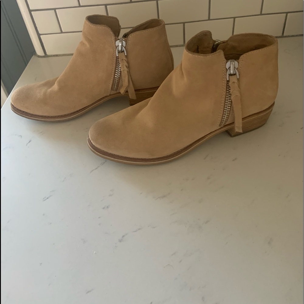 Dolce Vita Suede Booties with tassels
